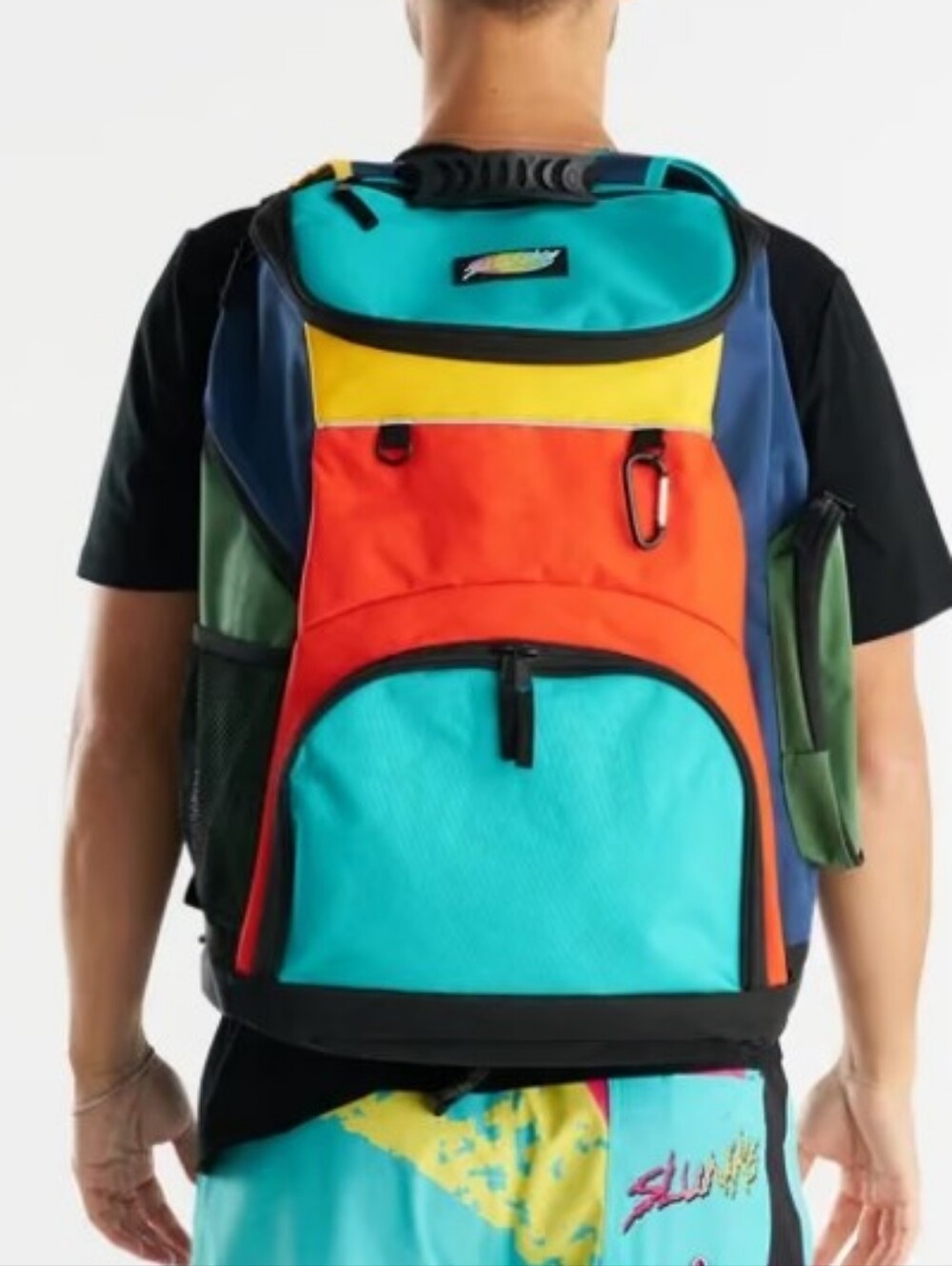 Color Block Backpack SLUNKS - Picture 3 of 5